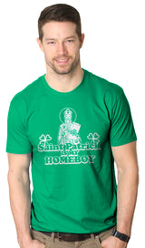 St. Patrick Is My Homeboy Men's Tshirt