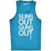 Mens Suns Out Guns Out Tank Funny Workout Tanks Hilarious Gym Shirt