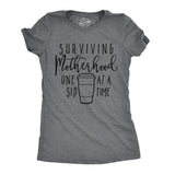 Funny Mom Shirts for Women with Cute Food Coffee and Drinking Jokes Funny tees for Mothers Day