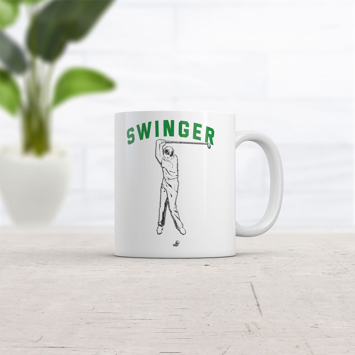 Swinger Mug Funny Sarcastic Golfing Novelty Coffee Cup-11oz