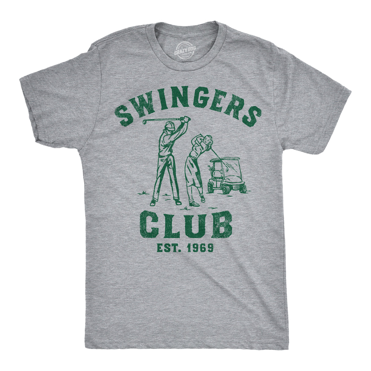 Mens Swingers Club Funny T Shirts Sarcastic Golfing Graphic Tee For Men