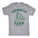 Mens Swingers Club Funny T Shirts Sarcastic Golfing Graphic Tee For Men