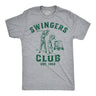 Mens Swingers Club Funny T Shirts Sarcastic Golfing Graphic Tee For Men