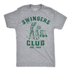 Mens Swingers Club Funny T Shirts Sarcastic Golfing Graphic Tee For Men