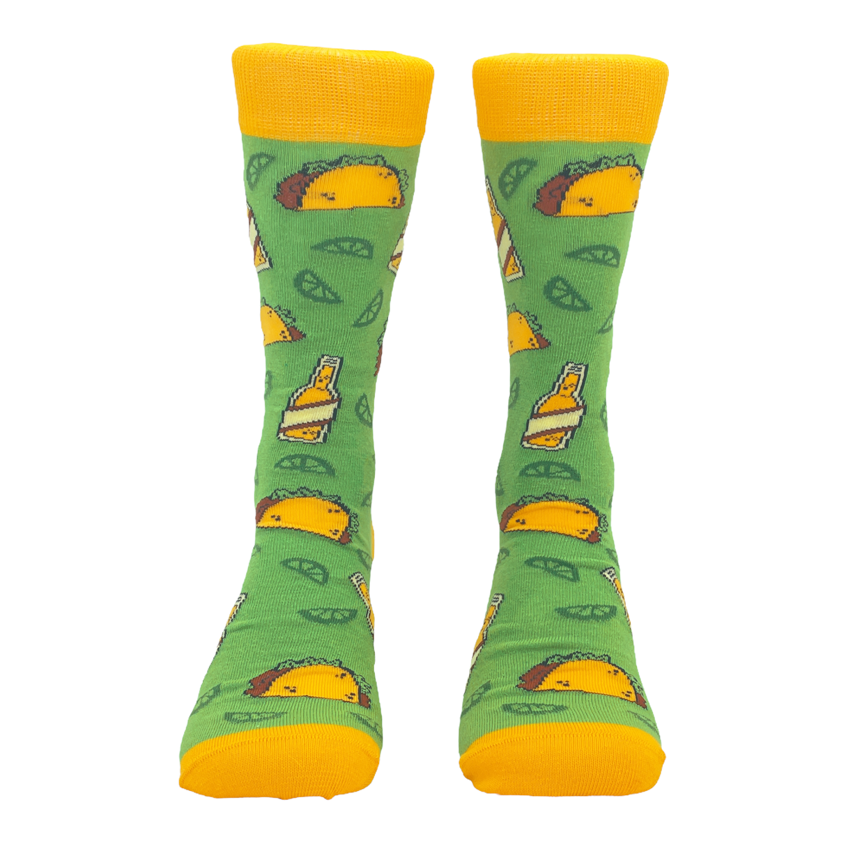 Men's Tacos And Beer Socks Funny Cinco De Mayo Taco Tuesday Vintage Novelty Footwear