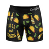 Mens Tacos And Cervezas Boxer Briefs Funny Gag Underwear Hilarious Saying Humor for Guys