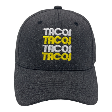 Tacos Tacos Tacos Hat Funny Retro Mexican Food Lovers Baseball Cap