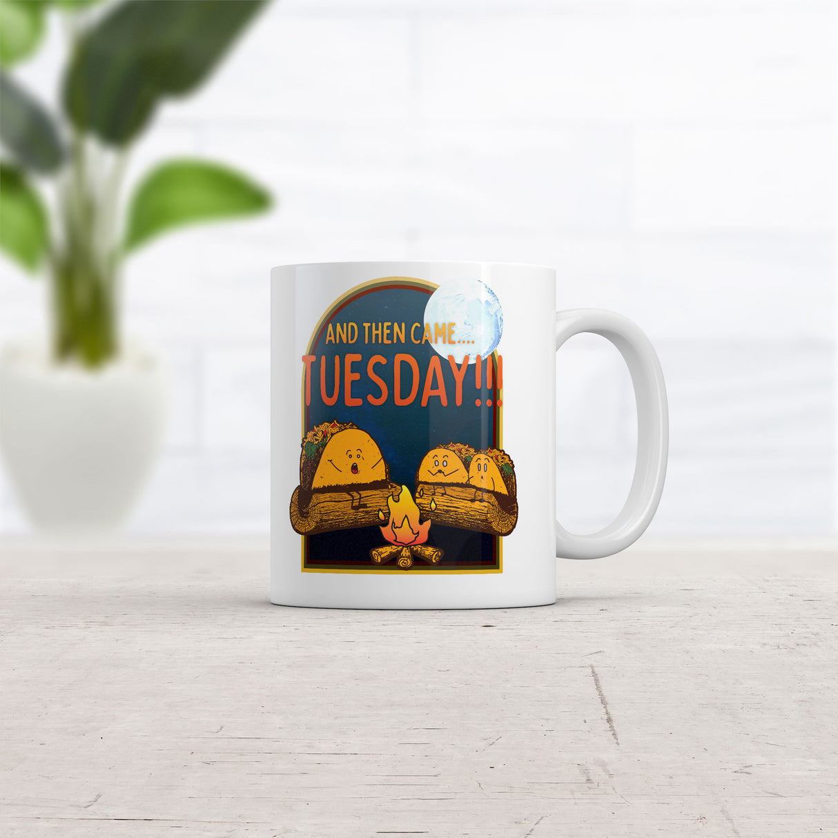 Taco Tuesday Ghost Story Mug Funny Sarcastic Graphic Coffee Cup-11oz