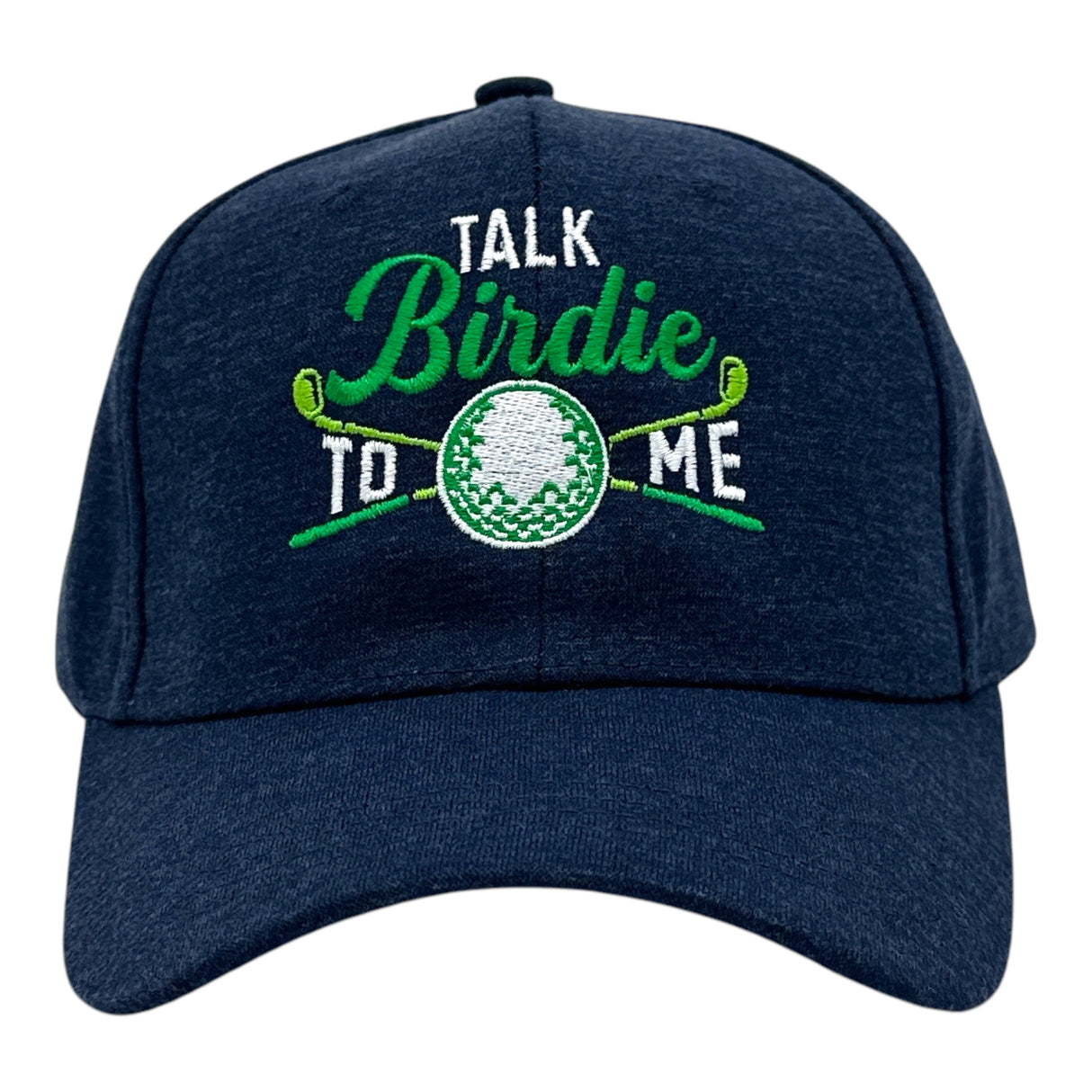 Talk Birdie to Me Hat Funny Sarcastic Golfing Graphic Novelty Cap