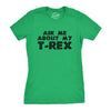 Womens Ask Me About My Trex T shirt Funny Cool Dinosaur Flip Graphic Novelty Tee