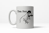 Tea Rex Funny Dinosaur Nerdy Vintage Ceramic Coffee Drinking Mug  - 11oz