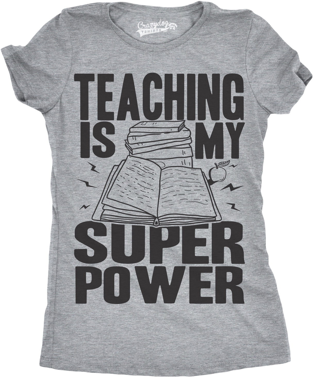 Womens Teaching Is My Superpower Funny Teacher Superhero Nerd T shirt