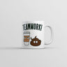 Teamwork Mug Funny Novelty Poop Joke Coffee Cup-11oz