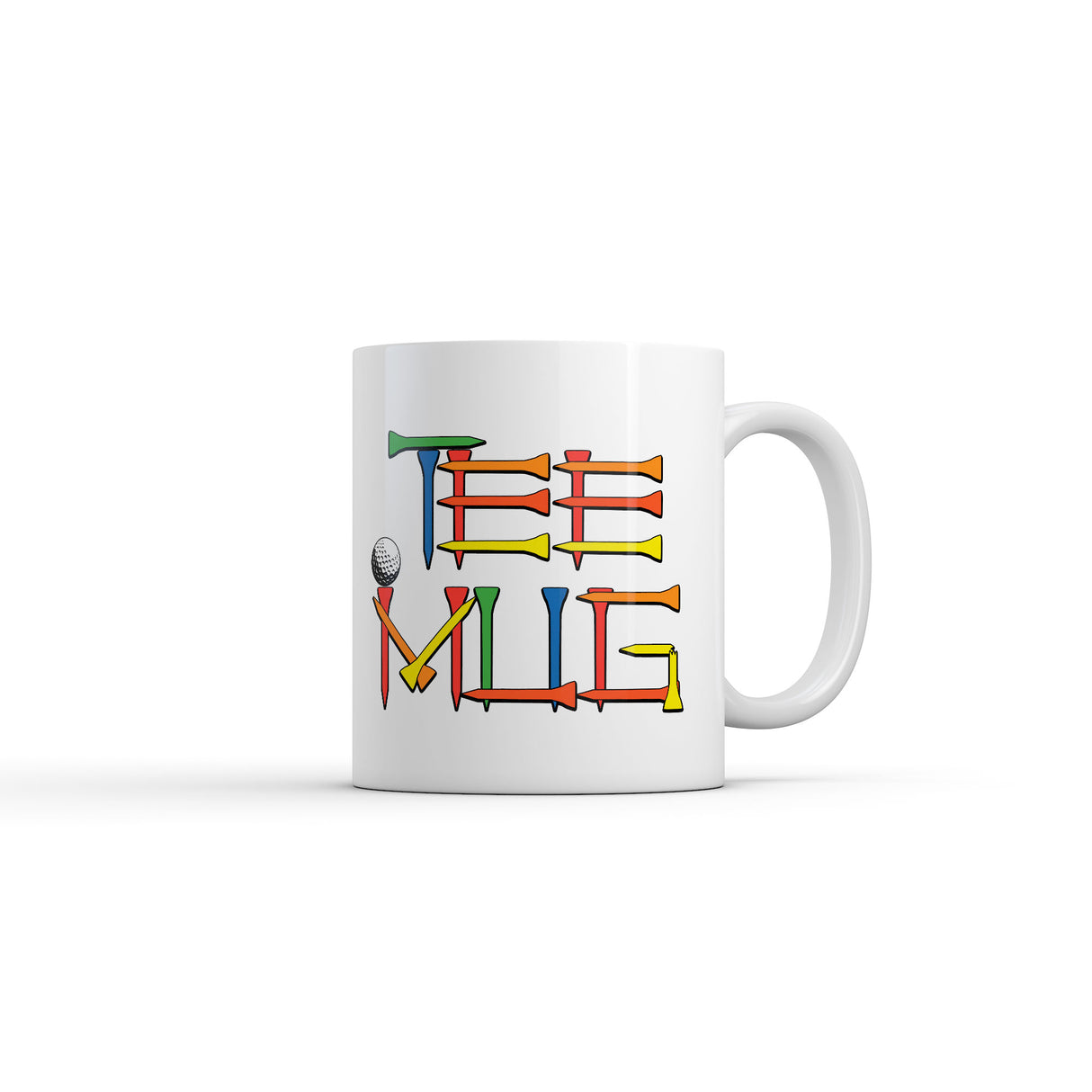 Tee Mug Funny Sarcastic Golfing Graphic Novelty Coffee Cup-11oz