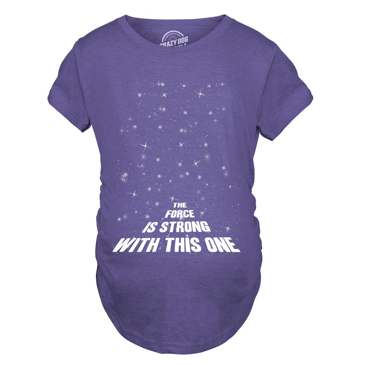 Maternity Force Is Strong Funny Pregnancy T Shirt Graphic For Expecting Mothers