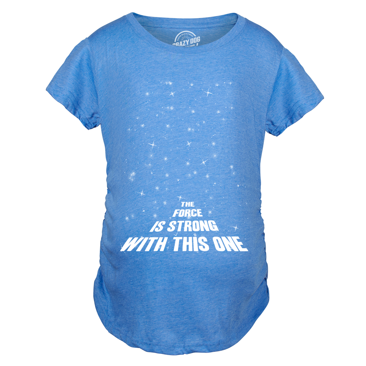 Maternity Force Is Strong Funny Pregnancy T Shirt Graphic For Expecting Mothers