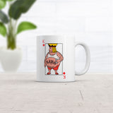 Lonely King Of Diamonds Mug Funny Sarcastic Playing Card Graphic Novelty Coffee Cup-11oz