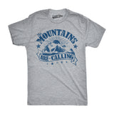 The Mountains Are Calling Men's Tshirt