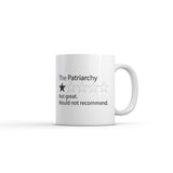 The Patriarchy Review Mug Funny Sarcastic Graphic Novelty Coffee Cup-11oz