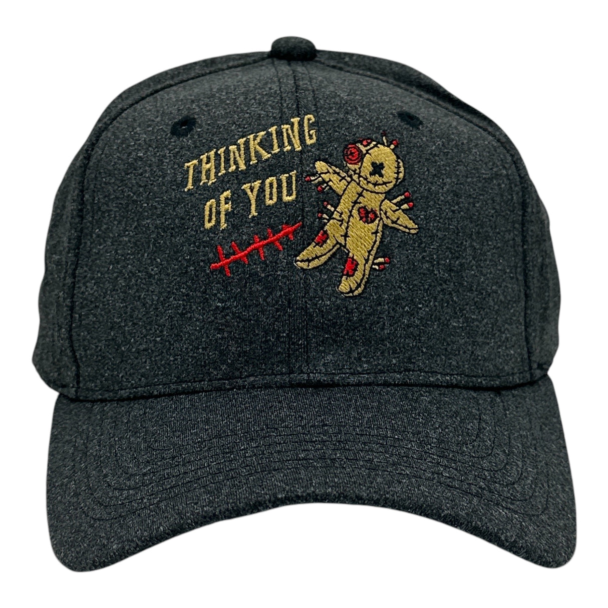 Thinking Of You Hat Funny Sarcastic Voodoo Doll Graphic Novelty Cap