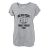 Womens Rock Paper Scissors Throat Punch V-Neck Funny Sarcastic Humor Novelty Shirt For Ladies