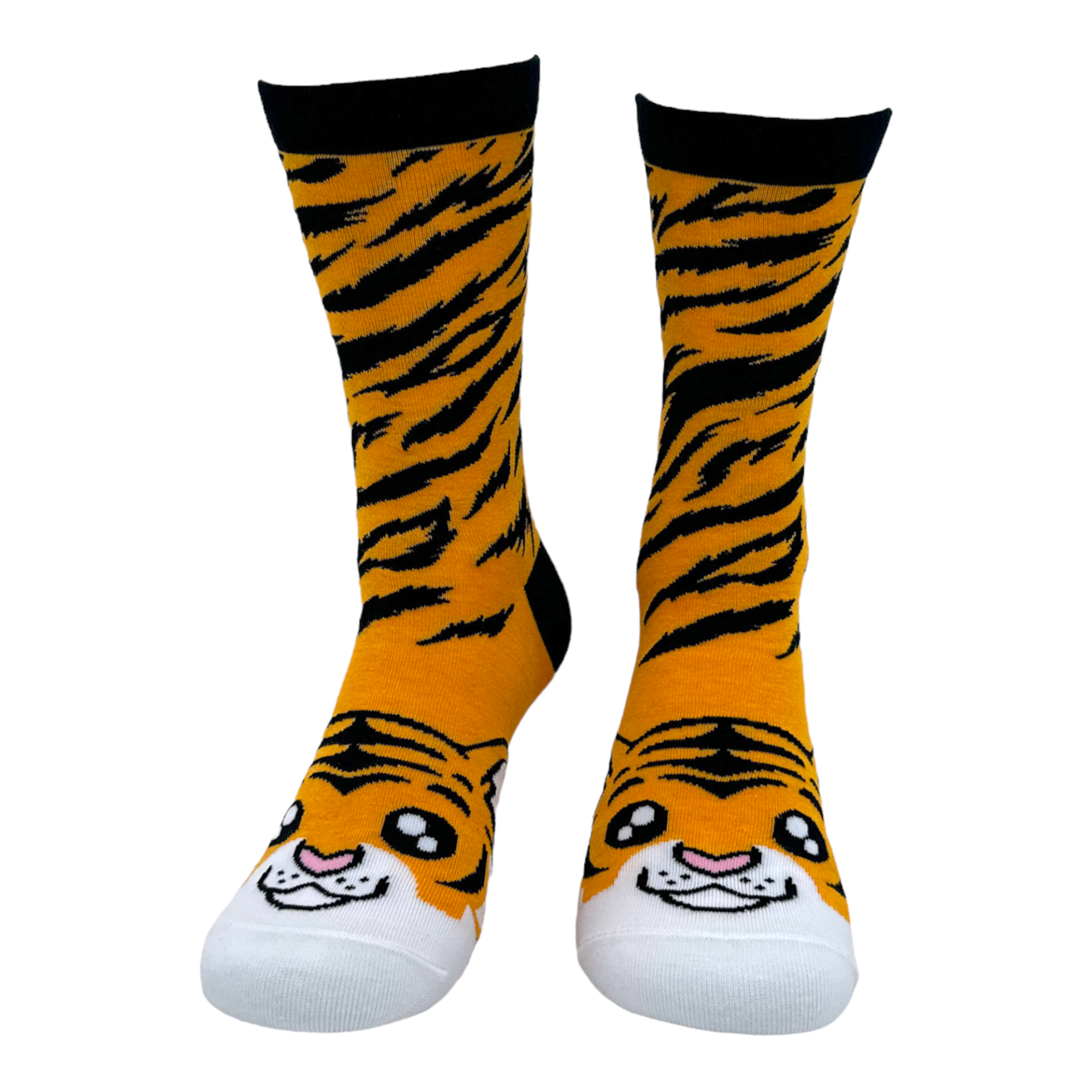 Women's Tiger Socks Funny Cute Cuddly Jungle Cat Novelty Footwear – Nerdy  Shirts