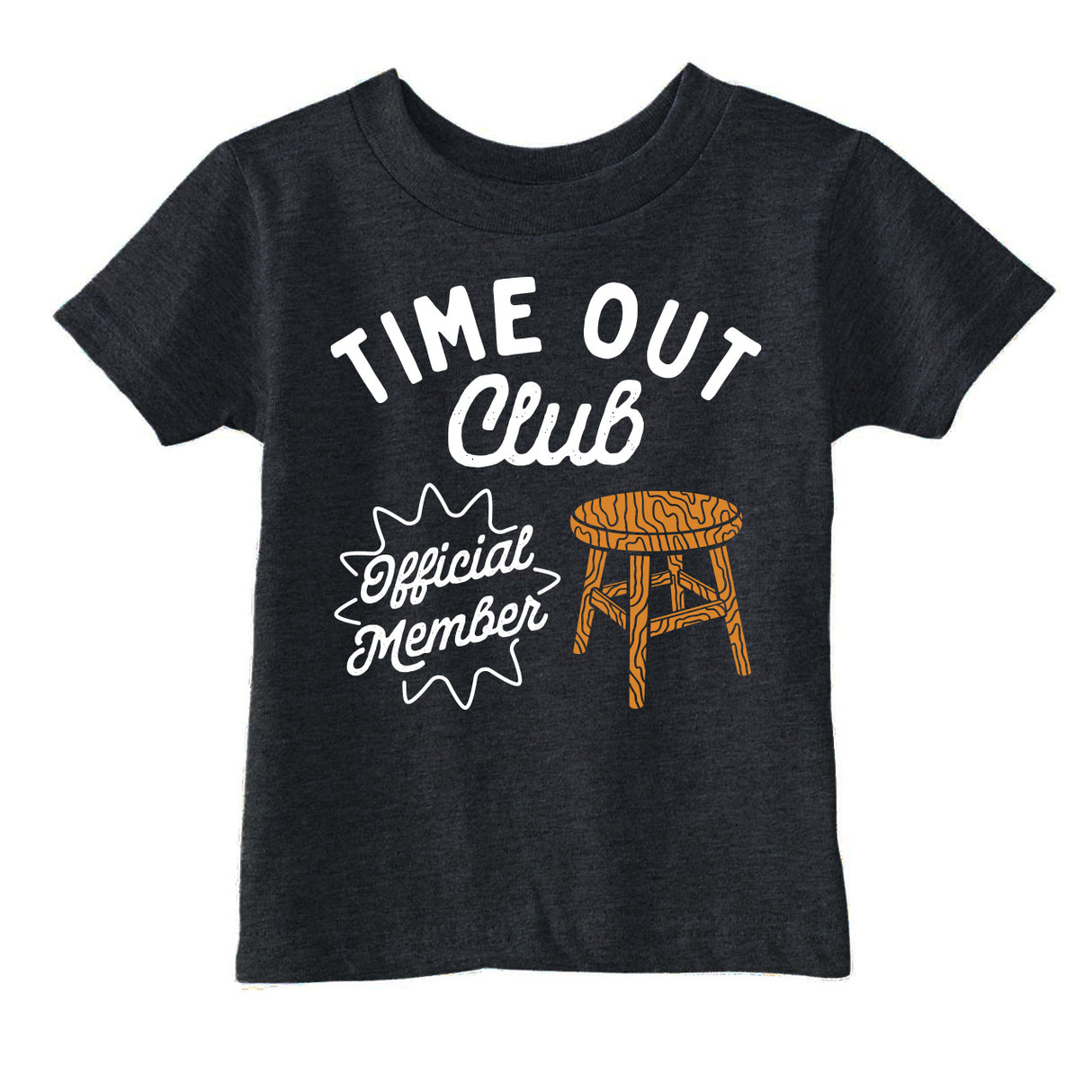 Toddler Funny T Shirts Time Out Club Sarcastic Graphic Novelty Tee for Young Kids