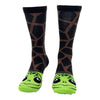 Men's Tortoise Socks Funny Cute Reptile Face Shell Novelty Footwear