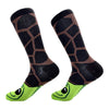 Men's Tortoise Socks Funny Cute Reptile Face Shell Novelty Footwear