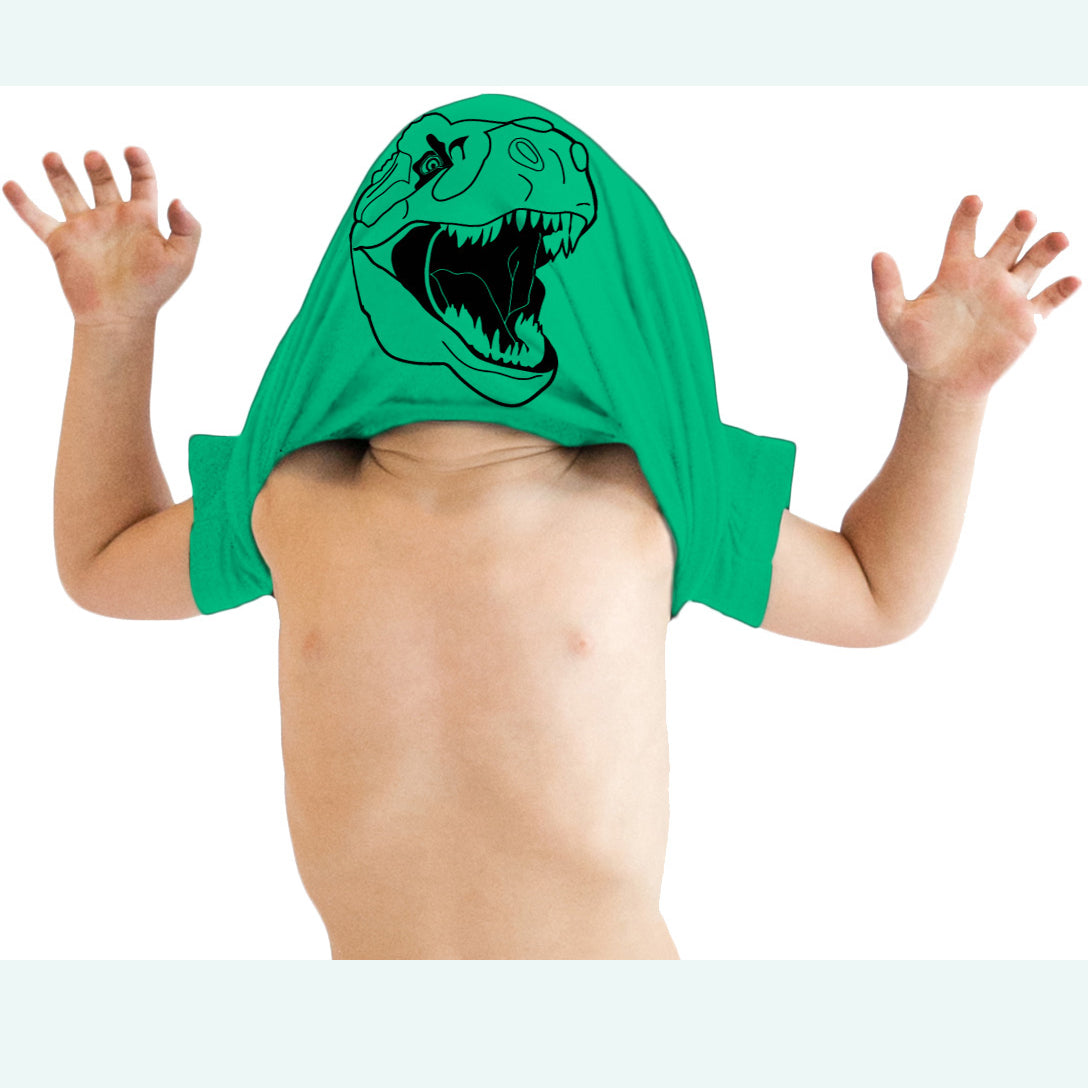 Toddler Ask Me About My Trex T Shirt Funny Cool Dinosaur Flip Humor Tee For Kids