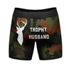 Mens Trophy Husband Boxer Briefs Funny Sarcastic Deer Hunting Novetly Underwear