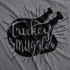 Turkey Smuggler T shirt Funny Thanksgiving Maternity Shirt Pregnancy New Baby Tee