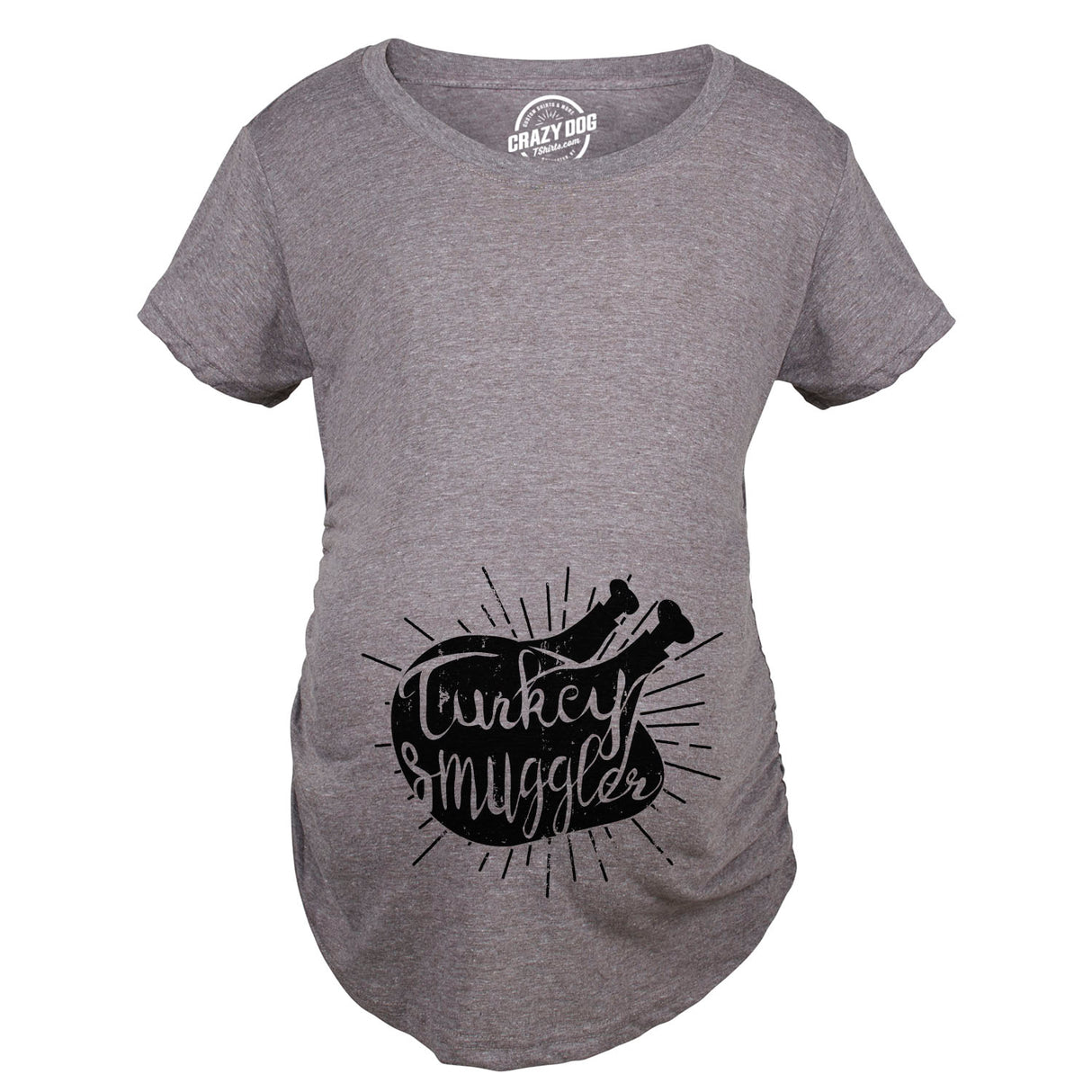 Turkey Smuggler T shirt Funny Thanksgiving Maternity Shirt Pregnancy New Baby Tee