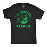 Mens Funny T Shirts The Original Wrangler Sarcastic UFO Graphic Tee for Men