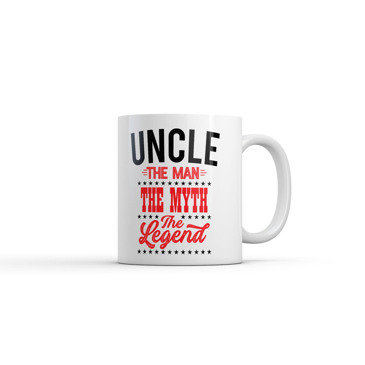 Uncle The Man The Myth The Legend Mug Funny Sarcastic Graphic Novelty Coffee Cup-11oz