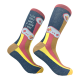 Funny Mens Video Game Socks Hilarious Gaming Footwear for Retro or Modern Gamer