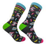 Women's Vintage Made In The 90s Socks Funny Cool Old School Novelty Footwear