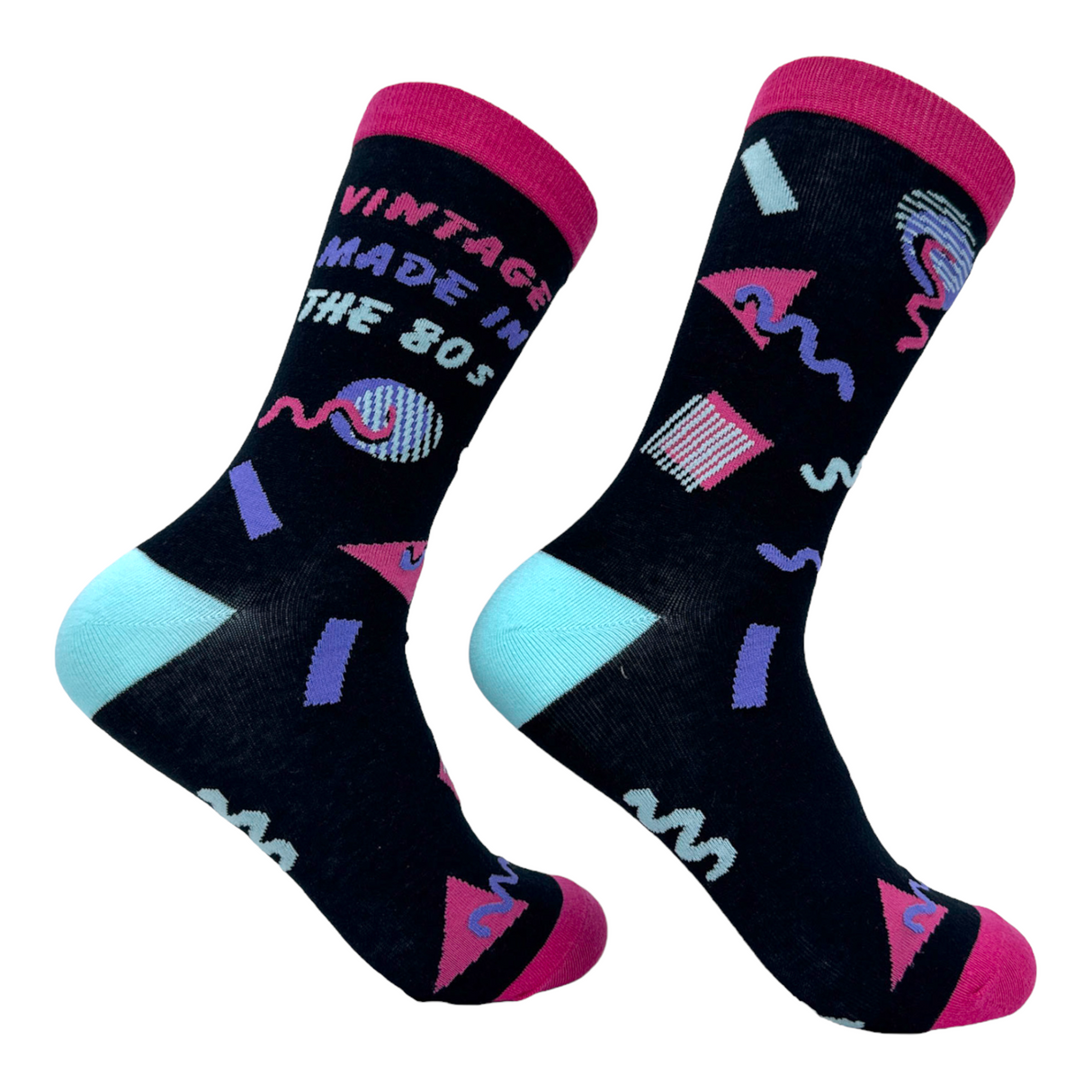 Women's Vintage Made In The 80s Socks Funny Cool Old School Footwear