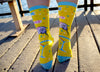 Men's Vodka Made Me Do It Socks Funny Novelty Saying Drinking Party Footwear
