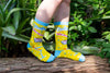 Men's Vodka Made Me Do It Socks Funny Novelty Saying Drinking Party Footwear
