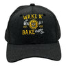 Wake N Bake Coffee Co Hat Funny Sarcastic 420 Coffee Graphic Novelty Cap