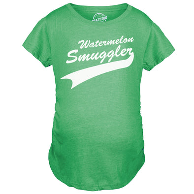 Maternity Watermelon Smuggler Shirt Funny Pregnancy T shirts Announcement Ideas