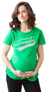 Maternity Watermelon Smuggler Shirt Funny Pregnancy T shirts Announcement Ideas