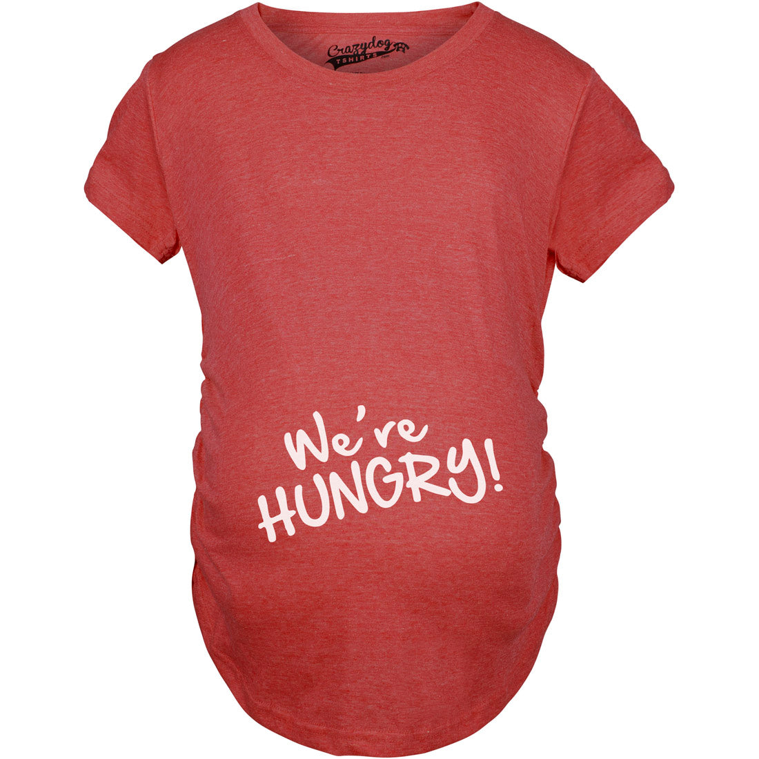 Maternity We're Hungry Funny Baby Bump Pregnancy Announcement T shirt