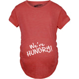 Maternity We're Hungry Funny Baby Bump Pregnancy Announcement T shirt