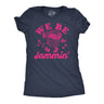 Womens Funny T Shirts We Be Jammin Sarcastic Music Graphic Tee For Ladies