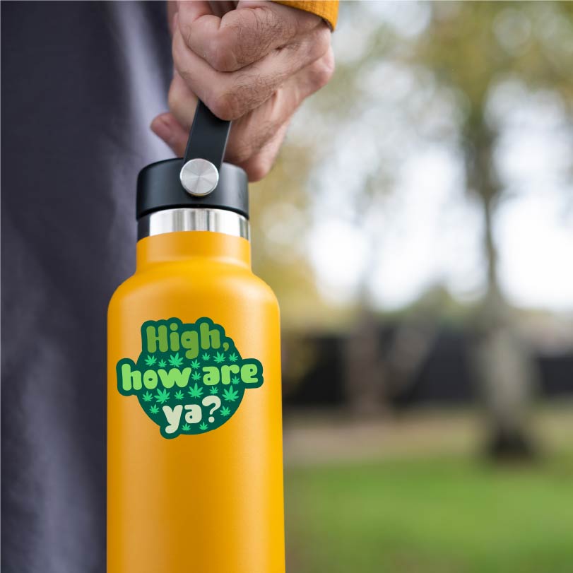 Weed Sticker Extra Large Stickers for Adults Funny Adhesives with Memes