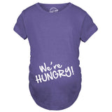 Maternity We're Hungry Funny Baby Bump Pregnancy Announcement T shirt