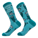 Women's Whipped Cream Solves Everything Socks Funny Sweet Treat Dessert Lovers Footwear