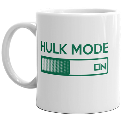 Hulk Mode Mug Funny Green Angry Superhero Beast Mode Workout Coffee Cup-11oz